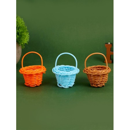Puppet miniature "Basket", Mix colors-9