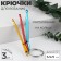 A set of hooks for knitting is portable, on the ring, d = 3/4/5 mm, color colorful color