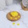 Leaf soap in the layer case 4.5*4.5*2cm (lemon) yellow bag from