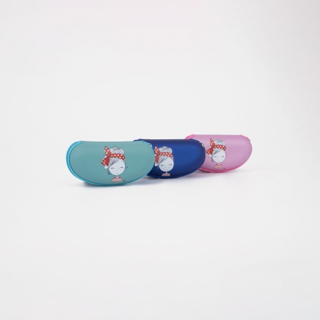 Lightning glass case, length 15.2 cm, color mix