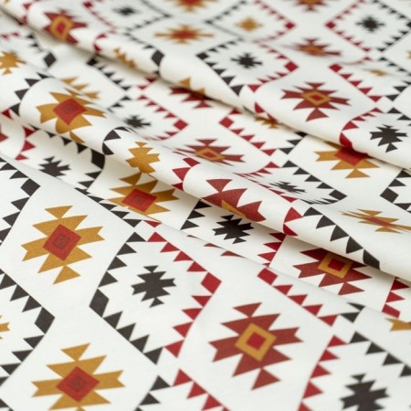 Set of curtains "Celta", size 170x270 cm, red color-2