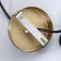 Bayerlux lamp "Gatatea" LED 10W 6000k gold 15x15x28-128cm
