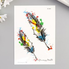 Tattoo on the body color 