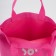 Shoper- "Enjoy" sparkles, without lightning, without lining, pink color