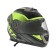 Modular helmet with two visors, size XL (60-61), model-BLD-160E, black and yellow