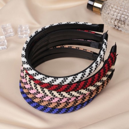 Virginia's hair rim "1 cm, stripes, mix-2