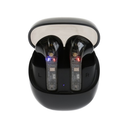 Wireless headphones R20, TWS, inserts, BT 5.3, 30/200 mAh, noise reduction, black-3
