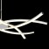 Suspended chandelier Mantra Aire, Led, 3700lm, 3000k, 350 mm, silver color