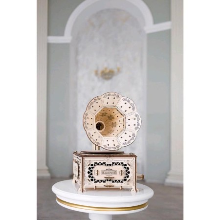 Wooden designer 3D "Gramophone"-13