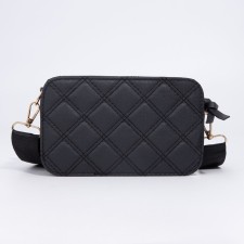 Bag Cross-Bodi with a zipper, black color