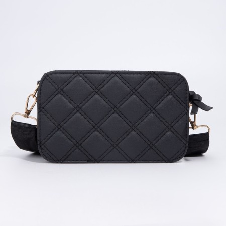 Bag Cross-Bodi with a zipper, black color