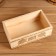 Wooden box, 24.5 × 14 × 8 cm