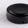 Glass -ceramic ashtray, d = 10.7 cm, stacked, black color