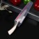 Knife for vegetables kitchen shade "Mezuri", blade 9.5 cm, color mix