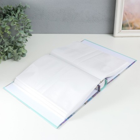 Photo album for 200 photos 10x15 cm "Magic feathers" mix 26x20.5x5.7 cm-3