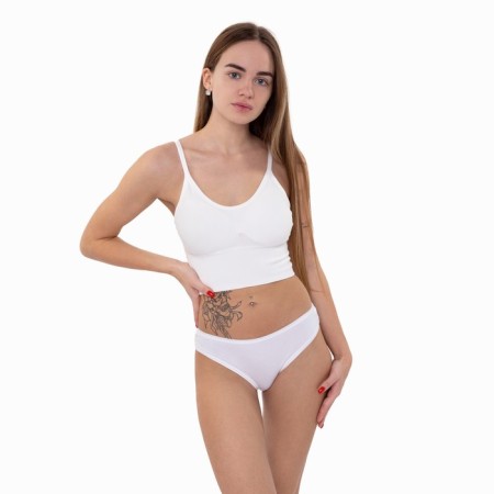 Cowards female brazilians, white color, size 44