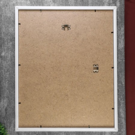 Photo frame Plastic "Mira" 40x50 cm 861 White (plastic screen)-4