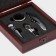 Set for wine “Bordeaux”, 4 objects: ring, cork, drip, knife for cutting foil