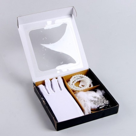 New Year's carnival set "Party", (bandage+beads+gloves+mouthpiece), for the New Year-6