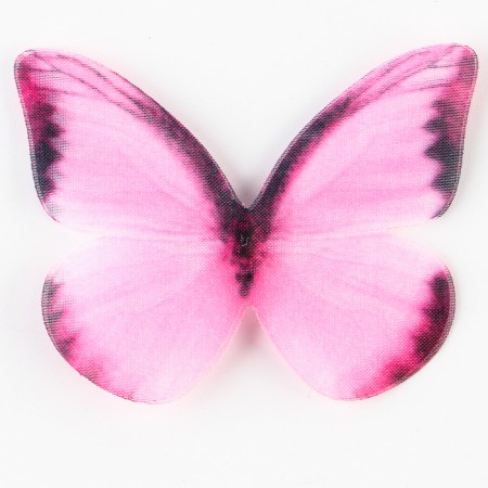 Decor for creativity "Butterfly", two -layer, set of 12 pcs., Size 1 pc. - 5 × 4 cm, pink color-3