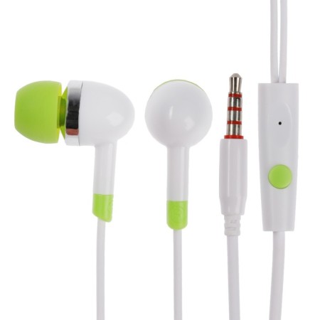 Headphones Blast BAH-255 Mobile, vacuum, microphone, control, 32 Ohm, 3.5 mm, 1.2m, white