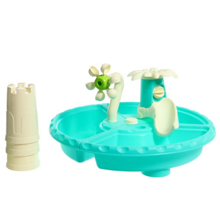 Set for playing in the sand "Plants", with a table, 6 items-9