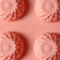Baking uniform “Chrysanthemum”, silicone, 30 × 18 × 2 cm, 15 cells, peach color