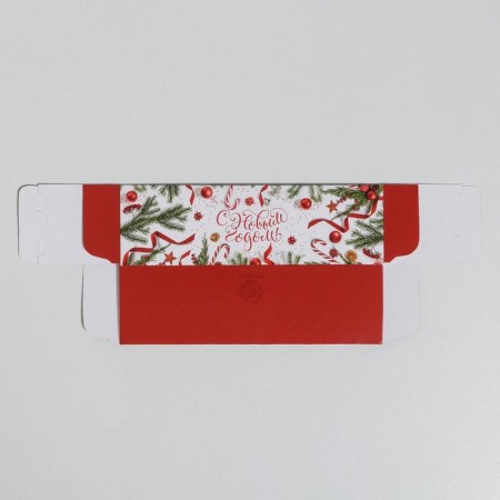 Folding box "Happy New Year!" 18 x 5.5 x 5.5 cm, new year-4