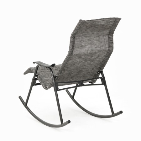 Skachaka chair "Naroch", 110 x 62 x 94 cm, black frame, gray seat-3