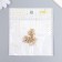Decor for creativity Metal "Crown of the Emperor" gold, rhinestones 1.4x1.9 cm