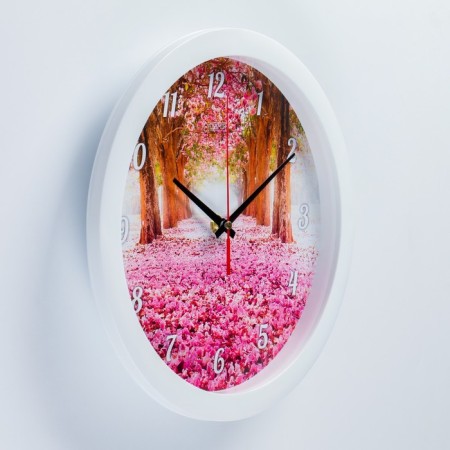 Watching clock, D-28 cm, interior, "spring mood", silent-1