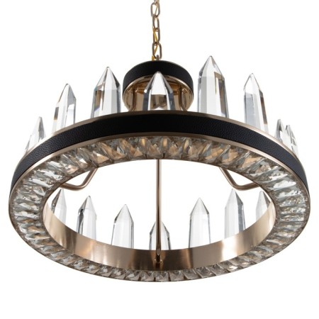 Crystal chandelier LED 50W 3000K black and gold 50x50x35-155 cm Bayerlux-5
