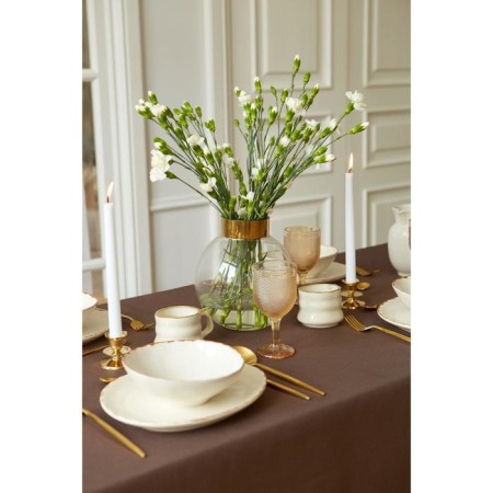 The tablecloth "Ethel" Elegance 150*220 +/- 3cm, central kofey, pl. 192 g/m2, hl with VGMO-10