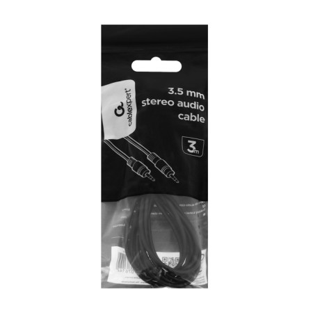 Cablexpert Jack, Jack 3.5 (M) cable - Jack 3.5 (M), for micro and headphones, 3 m, black-3