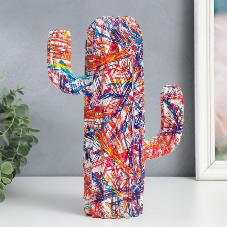 Polystone souvenir "Cactus. Color pencils" 9x19.5x28.6 cm