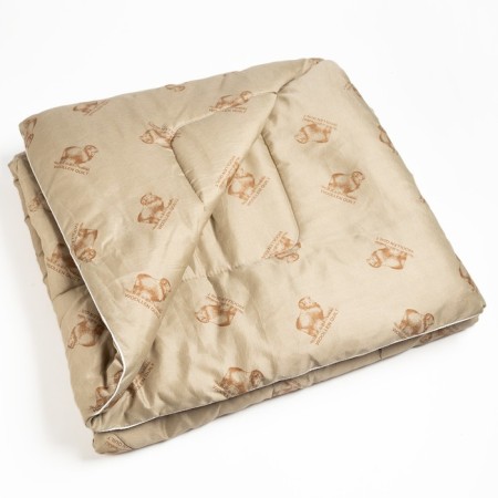 The blanket of the same end of sheep wool 140x205 cm, 300 gr, PE, suitcase