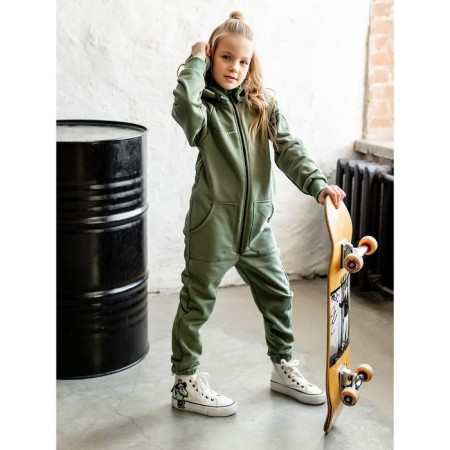 Overalls for the boy Eleven, height 110 cm, khaki color