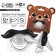 Silicone orthodontic dummy "Bear", from 0 months, with a cap