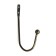 Hook furniture tundra TKO003, one -rod, bronze, 50 pcs
