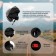 Modular helmet with two visors, size XXL (61), model - BLD -160E, black glossy