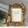 Photo frame Polystone 10x15 cm "Parrots" Ogent gold 26.5x20.5 cm