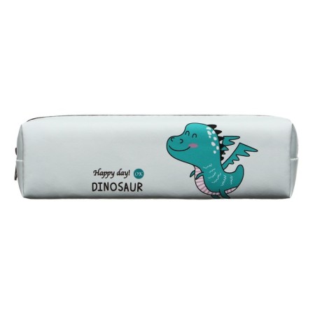 School penalty, on the zipper "Green dinosaur"-1