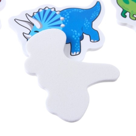 Soft puzzle for kids in the dinosaurs, 8 details, crush me-5