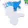 Soft puzzle for kids in the dinosaurs, 8 details, crush me