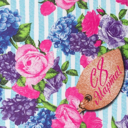 Kitchen towel "From March 8!" 35x60 ± 2 cm-2