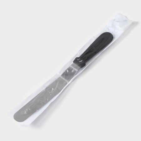 A blade-tank with a plastic handle, curved, 32 cm, working part 20 cm, black color-6