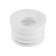 Transitional cuff Masterprof Isa. 131684, D = 40 x 25 mm, for sewer pipes, heaps, white
