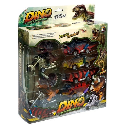 Set of inertial machines Dino, 6 pcs.-13