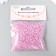 Set of beads "needlework" plastic, diameter 3 mm, 25 g, light pink
