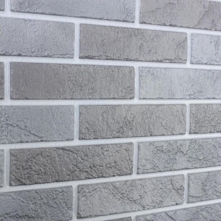PVC panel brick graphite 485x960-1